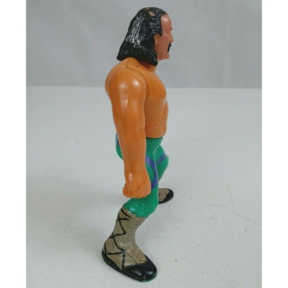 Vintage 1990 Titan Sports WWF/WWE Jake The Snake Roberts 4.25" Action Figure (A) - Picture 2 of 10